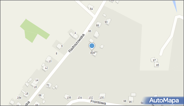 Rybnik, Szczerbicka, 82A, mapa Rybnika