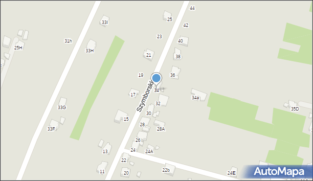 Rybnik, Szymborskiej Wisławy, 34, mapa Rybnika