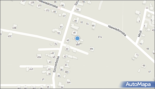 Rydułtowy, Szczerbicka, 46A, mapa Rydułtowy