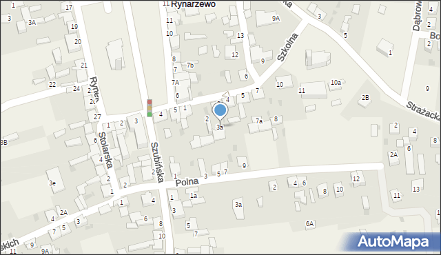 Rynarzewo, Szkolna, 3a, mapa Rynarzewo