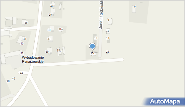 Rynarzewo, Szubińska, 35c, mapa Rynarzewo