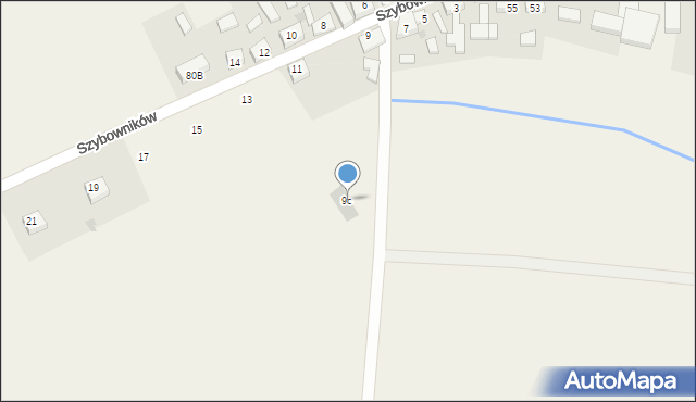 Rzadkowo, Szybowników, 9c, mapa Rzadkowo