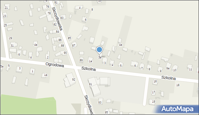 Rzerzęczyce, Szkolna, 3a, mapa Rzerzęczyce