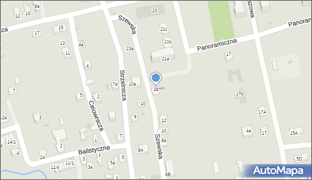 Rzeszów, Szewska, 14, mapa Rzeszów