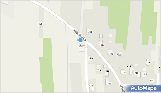 Rzozów, Szlachecka, 27, mapa Rzozów