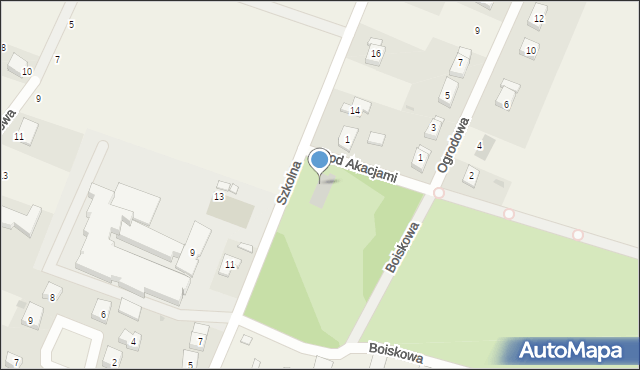 Sadków, Szkolna, 4, mapa Sadków