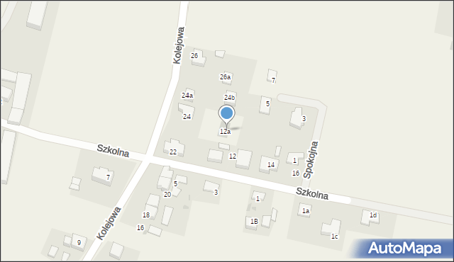 Sadowice, Szkolna, 12a, mapa Sadowice