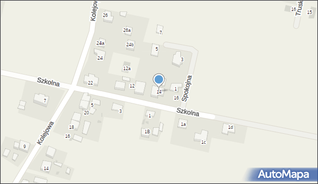 Sadowice, Szkolna, 14, mapa Sadowice