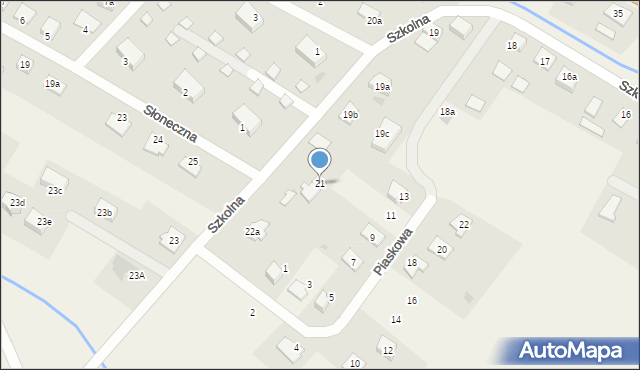 Samborowo, Szkolna, 21, mapa Samborowo