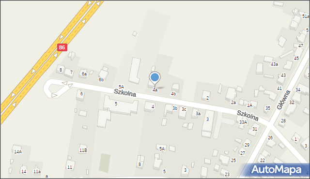 Sarnów, Szkolna, 4a, mapa Sarnów