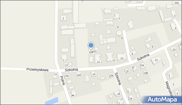 Sękowo, Szkolna, 12A, mapa Sękowo