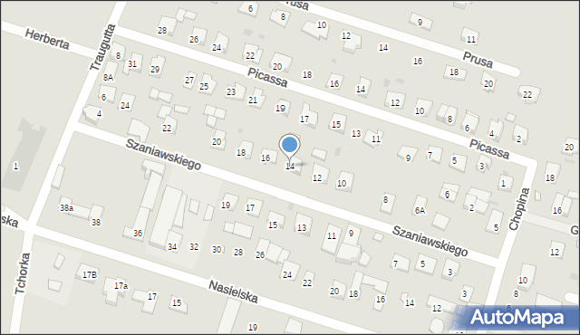 Serock, Szaniawskiego Jerzego, 14, mapa Serock