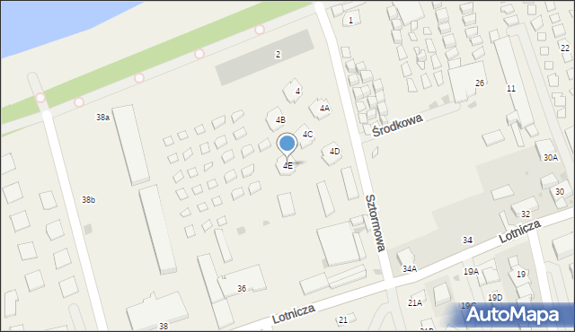 Sianożęty, Sztormowa, 4E, mapa Sianożęty