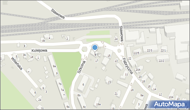 Siechnice, Szkolna, 8, mapa Siechnice