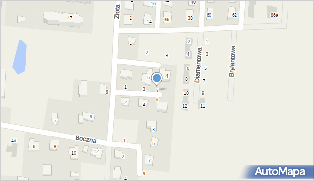 Siemianice, Szmaragdowa, 5, mapa Siemianice