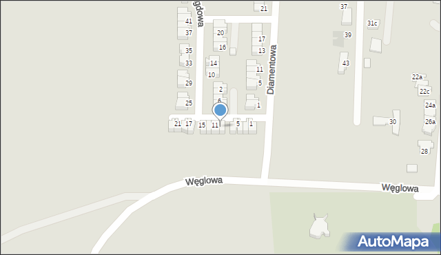 Siemianowice Śląskie, Szmaragdowa, 9, mapa Siemianowice Śląskie