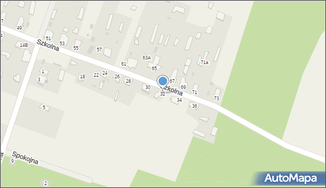 Siemianówka, Szkolna, 32, mapa Siemianówka