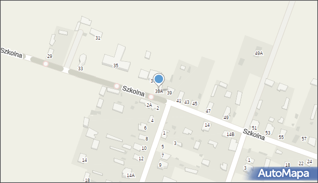 Siemianówka, Szkolna, 39A, mapa Siemianówka