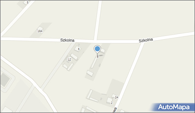 Siemianówka, Szkolna, 8, mapa Siemianówka