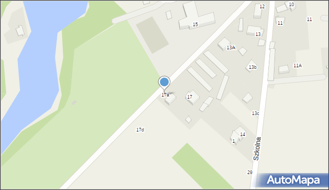 Siemirowice, Szkolna, 17a, mapa Siemirowice