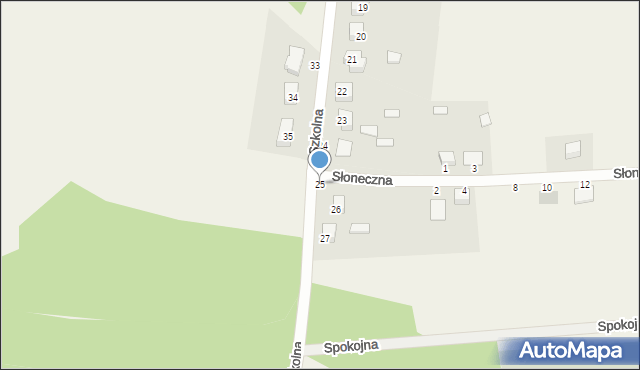 Siemirowice, Szkolna, 25, mapa Siemirowice