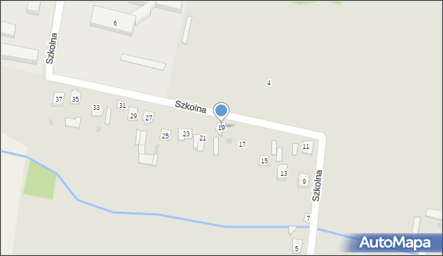 Sienno, Szkolna, 19, mapa Sienno