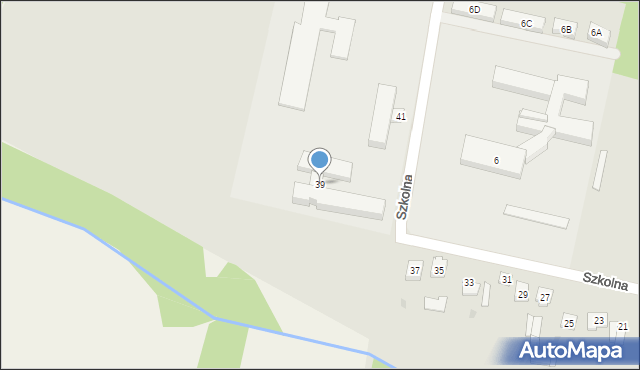 Sienno, Szkolna, 39, mapa Sienno