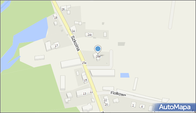 Skałka, Szkolna, 24a, mapa Skałka