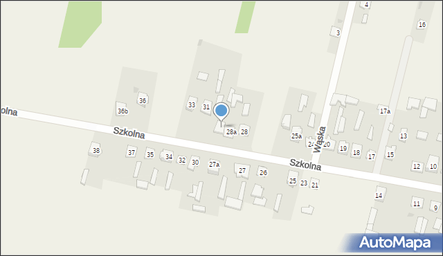 Skarżysko Kościelne, Szkolna, 29, mapa Skarżysko Kościelne
