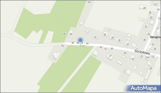 Skrajnica, Szczytowa, 47, mapa Skrajnica