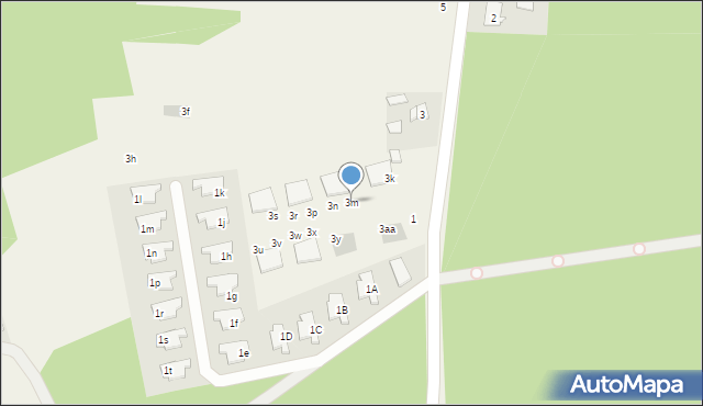 Skrzeszew, Szkolna, 3m, mapa Skrzeszew