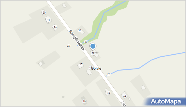 Słotwina, Sznajdrowicza Ferdynanda, ks., 28, mapa Słotwina