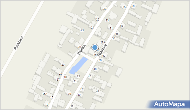 Słupia pod Kępnem, Szeroka, 25, mapa Słupia pod Kępnem