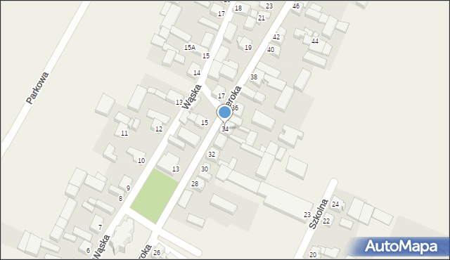 Słupia pod Kępnem, Szeroka, 34, mapa Słupia pod Kępnem