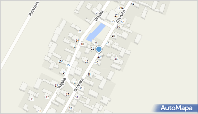 Słupia pod Kępnem, Szeroka, 42, mapa Słupia pod Kępnem