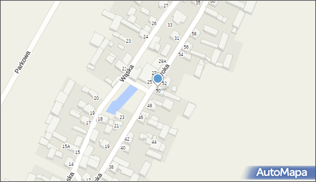 Słupia pod Kępnem, Szeroka, 50, mapa Słupia pod Kępnem