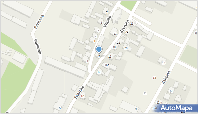 Słupia pod Kępnem, Szeroka, 7, mapa Słupia pod Kępnem