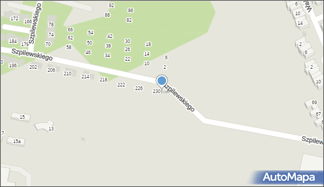 Słupsk, Szpilewskiego Stanisława, 232, mapa Słupska