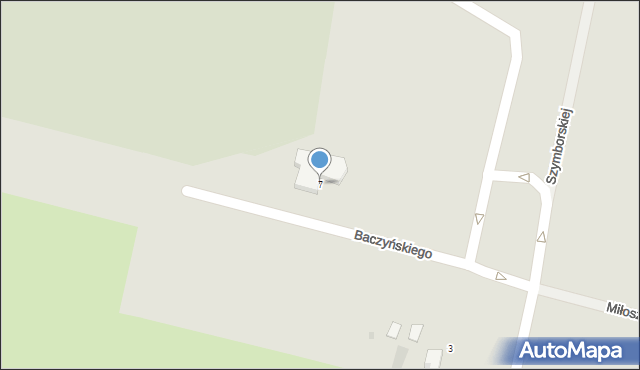Słupsk, Szymborskiej Wisławy, 7, mapa Słupska
