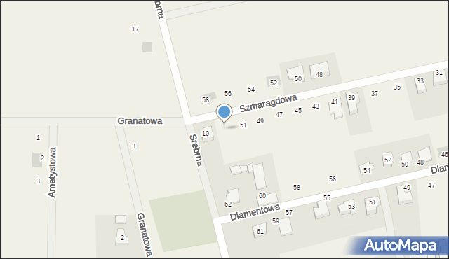 Smardzów, Szmaragdowa, 53, mapa Smardzów