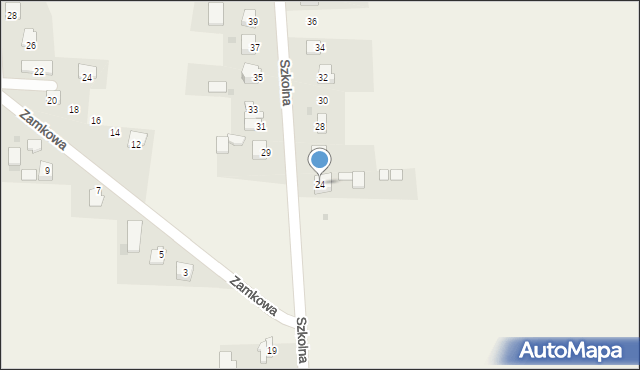Smardzowice, Szkolna, 24, mapa Smardzowice