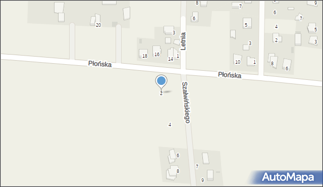 Soboklęszcz, Szałwińskiego Kazimierza, ks., 2, mapa Soboklęszcz