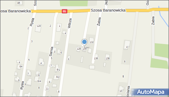 Sobolewo, Szosa Baranowicka, 130, mapa Sobolewo