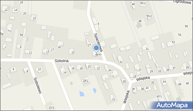 Sobolewo, Szkolna, 25, mapa Sobolewo