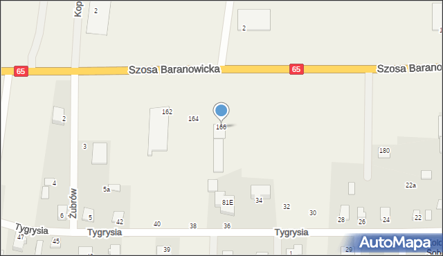 Sobolewo, Szosa Baranowicka, 166, mapa Sobolewo