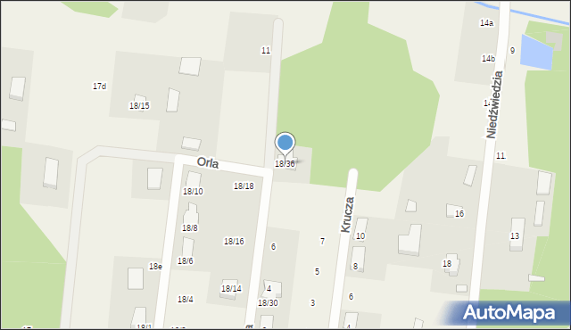 Sobolewo, Szpacza, 18/36, mapa Sobolewo