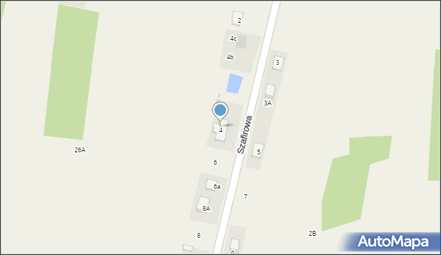 Sobuczyna, Szafirowa, 4, mapa Sobuczyna