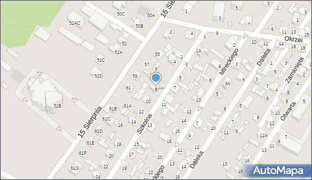 Sochaczew, Szkolna, 8, mapa Sochaczew