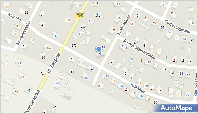 Sochaczew, Szajnowicza Jerzego, 78, mapa Sochaczew