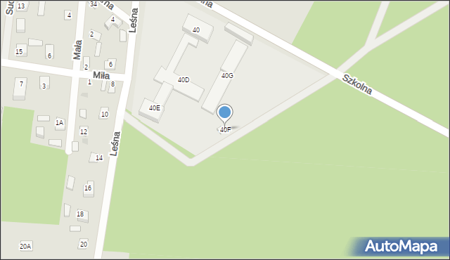 Sochocin, Szkolna, 40F, mapa Sochocin